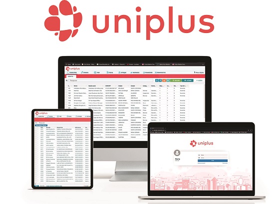 Uniplus em desktop, tablet e notebook
